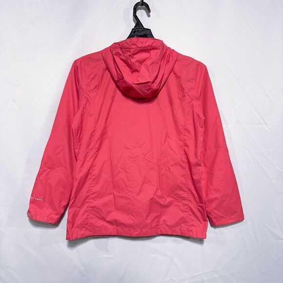 Columbia Youth  Girls Timber Pointe II Pink Omni-Tech Waterproof Jacket XL 18 20 - Picture 8 of 9